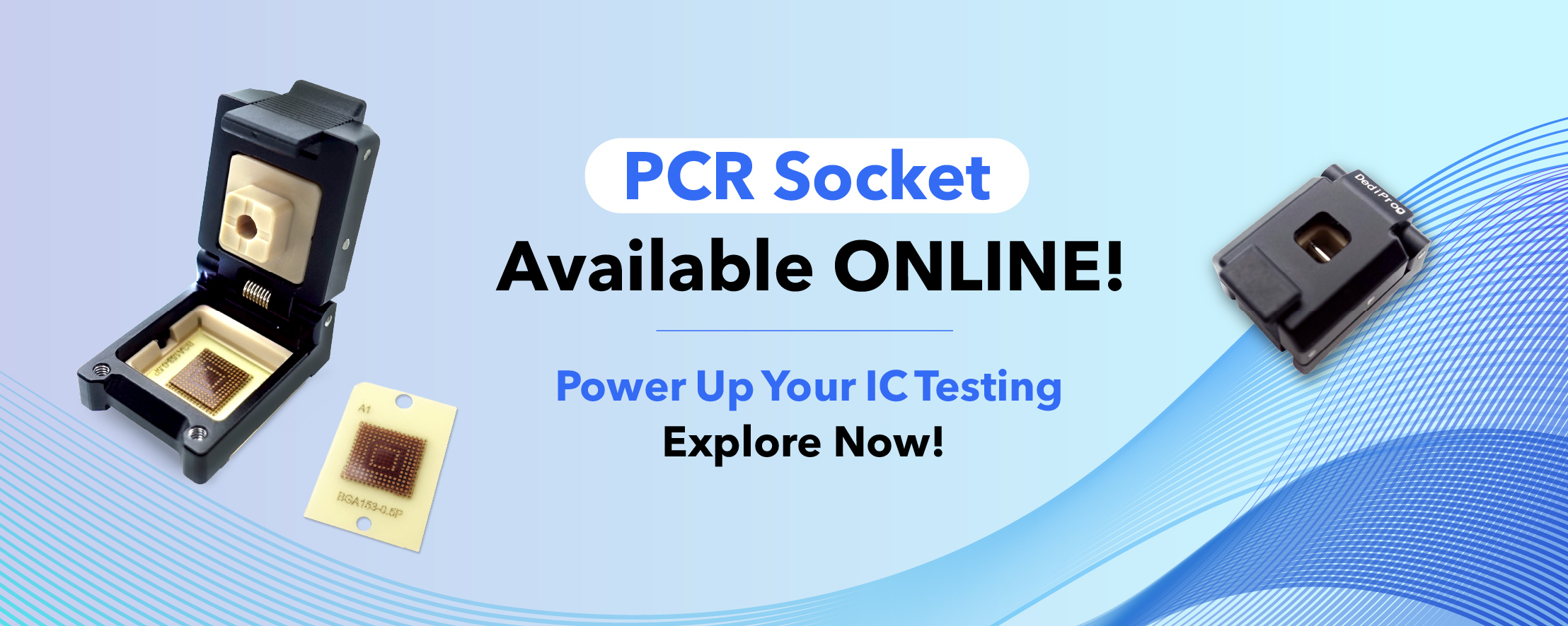 PCR Clamshell Socket available online
