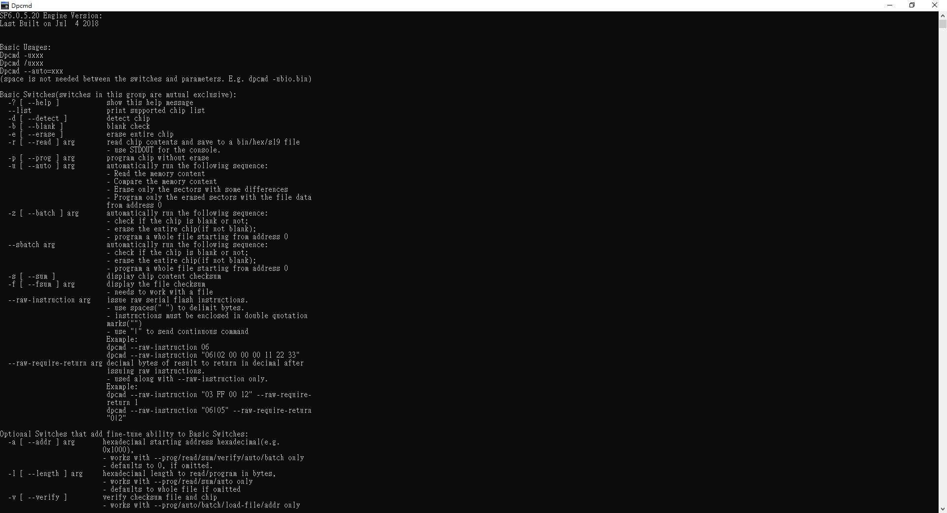 Customer software can control multiple SF100 programmers by command line interface.